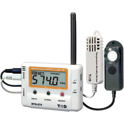 RTR-574-S Illuminance / UV Intensity / Temperature / Humidity Logger | Wireless | High Precision