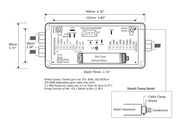 DSJ1 Dimensions