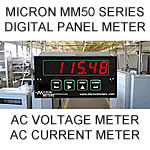 Micron Digital Panel Meter | AC Volts | AC Current