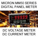Micron Digital Panel Meter | DC Volts | DC Current