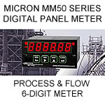 Micron Digital Panel Meter | Process Meter | Flow Totalizer