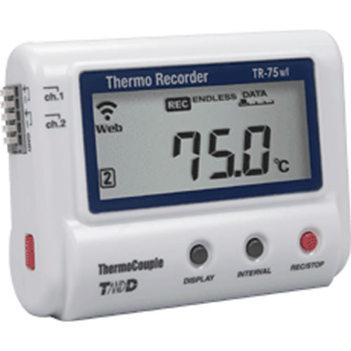 TR-75wf Wireless LAN Temperature Logger for Thermocouple Sensors