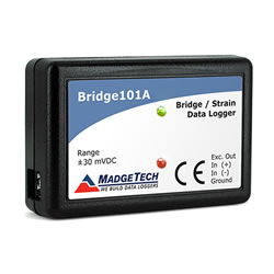 Bridge101A, Bridge/Strain Gauge Data Logger