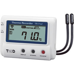 TR-71wf | Temperature Data Logger | 2 Channel | Wireless TR-71wf